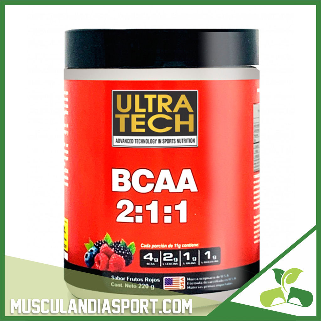 BCAA 2:1:1 x 220g Sabor Frutos Rojos