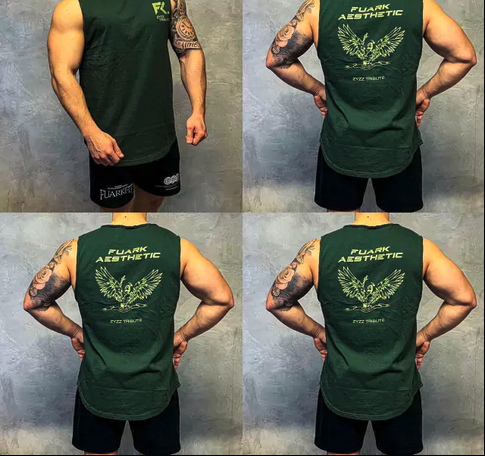 Musculosa RUSTIC ZYZZ GREEN