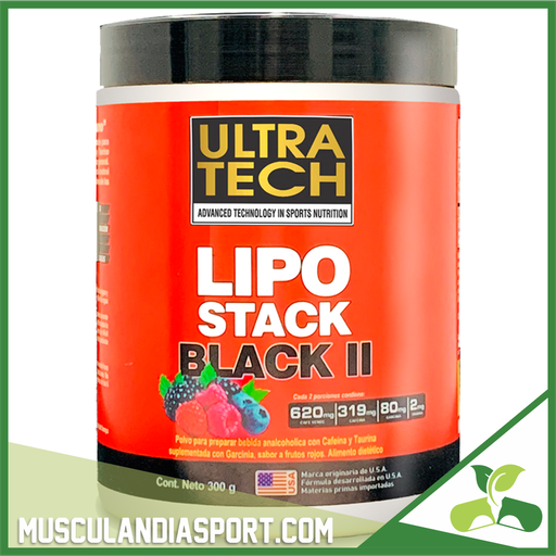 [2282] Lipo Stack Black II 300g - Frutos Rojos