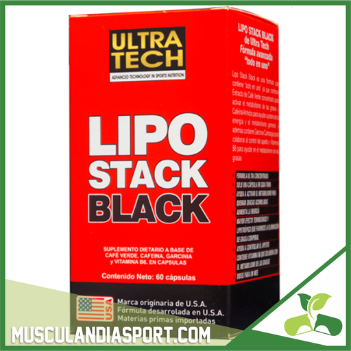 [1004] Lipo Stack Black x 60 capsulas